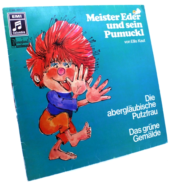 Meister Eder und sein Pumuckl von Ellis Kaut Schallplatte LP: Die abergläubische Putzfrau & Das grüne Gemälde
